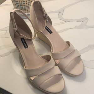 NEW size 11 Nine West leather wedge sandal